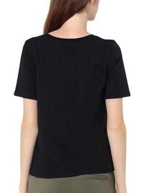 round neck graphic print tee - 15990119 - Standard Image - 3