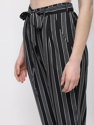 tie up waist striped trouser - 15990267 - Standard Image - 5