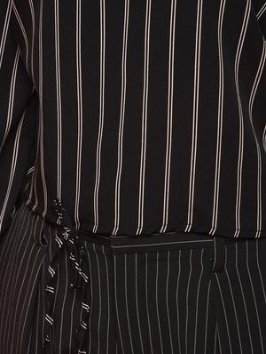 cold shoulder striped top - 15996468 - Standard Image - 6