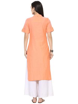 solid straight kurta - 15996473 - Standard Image - 3