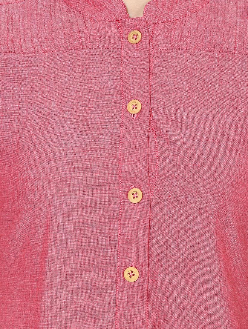 solid straight kurta - 15996474 - Zoom Image - 4