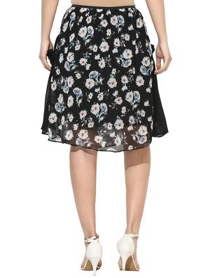 tie knot detail floral a-line dress - 15996477 - Standard Image - 3
