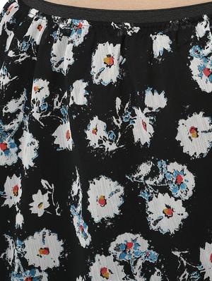 tie knot detail floral a-line dress - 15996477 - Standard Image - 4