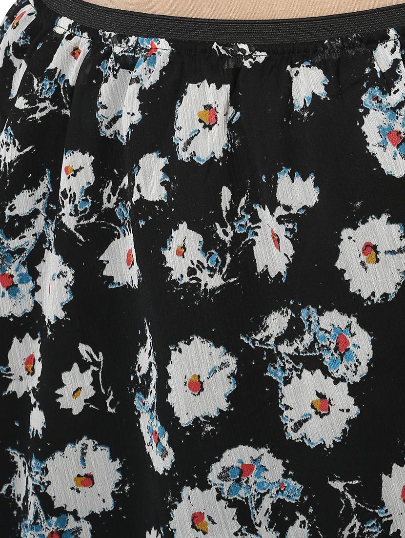 tie knot detail floral a-line dress - 15996477 - Zoom Image - 4