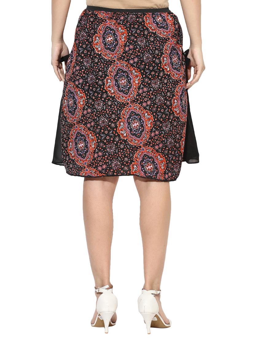 tie knot detail boho a-line dress - 15996479 - Zoom Image - 3