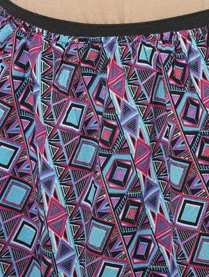 tie knot detail geometric a-line dress - 15996480 - Standard Image - 4