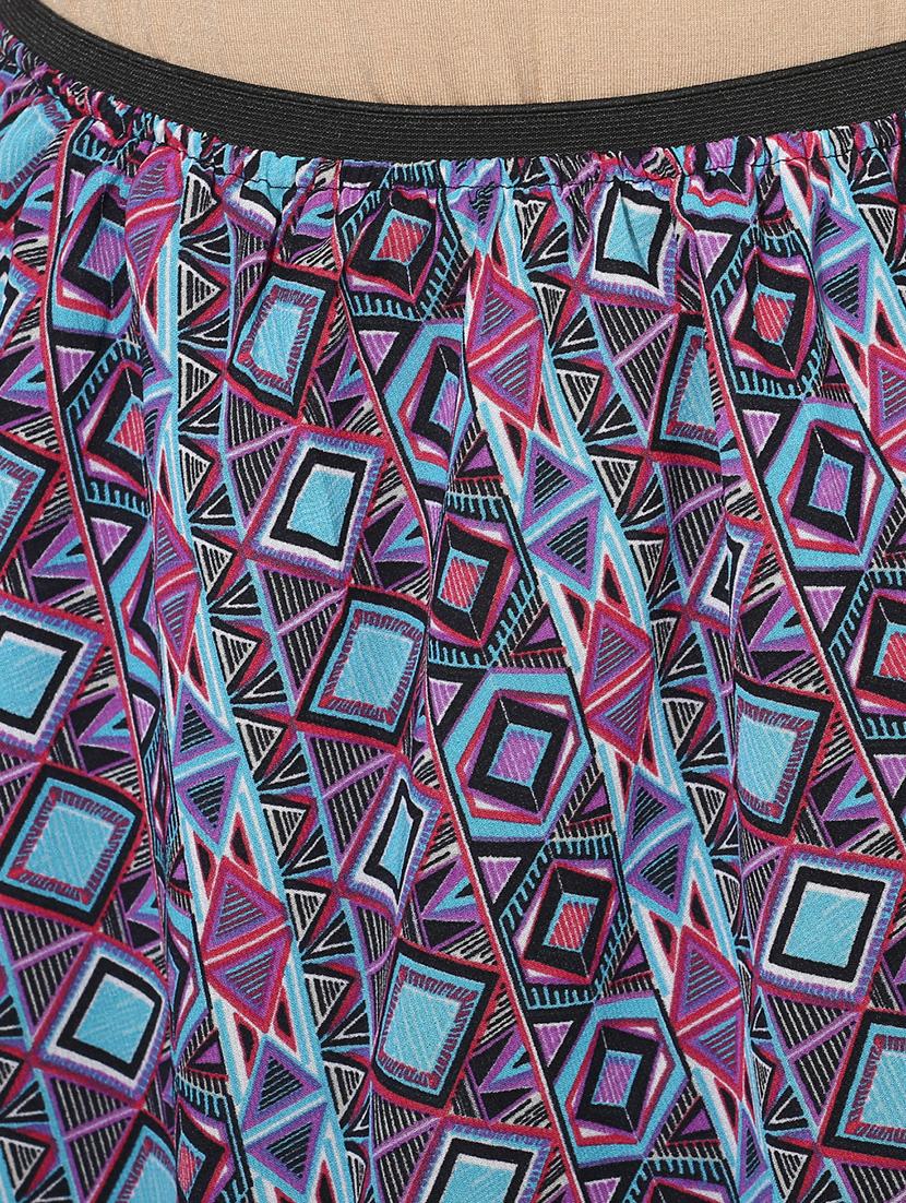 tie knot detail geometric a-line dress - 15996480 - Zoom Image - 4