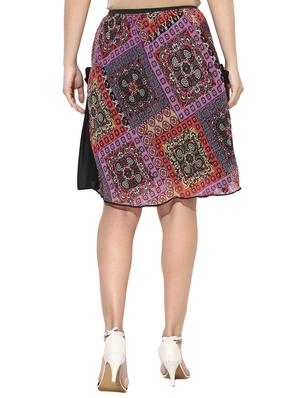tie knot detail boho a-line dress - 15996481 - Standard Image - 3