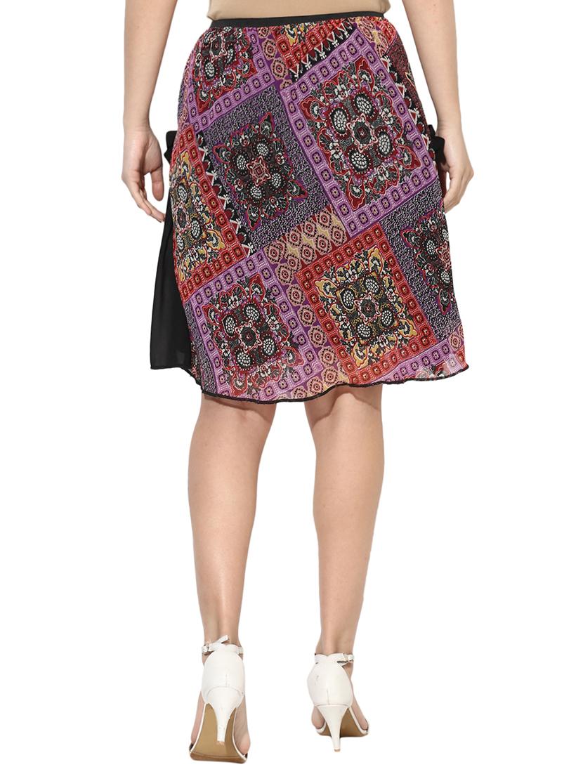 tie knot detail boho a-line dress - 15996481 - Zoom Image - 3
