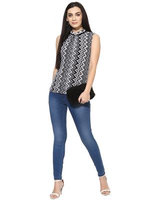 pleat detail chevron top - 15996497 - Standard Image - 5