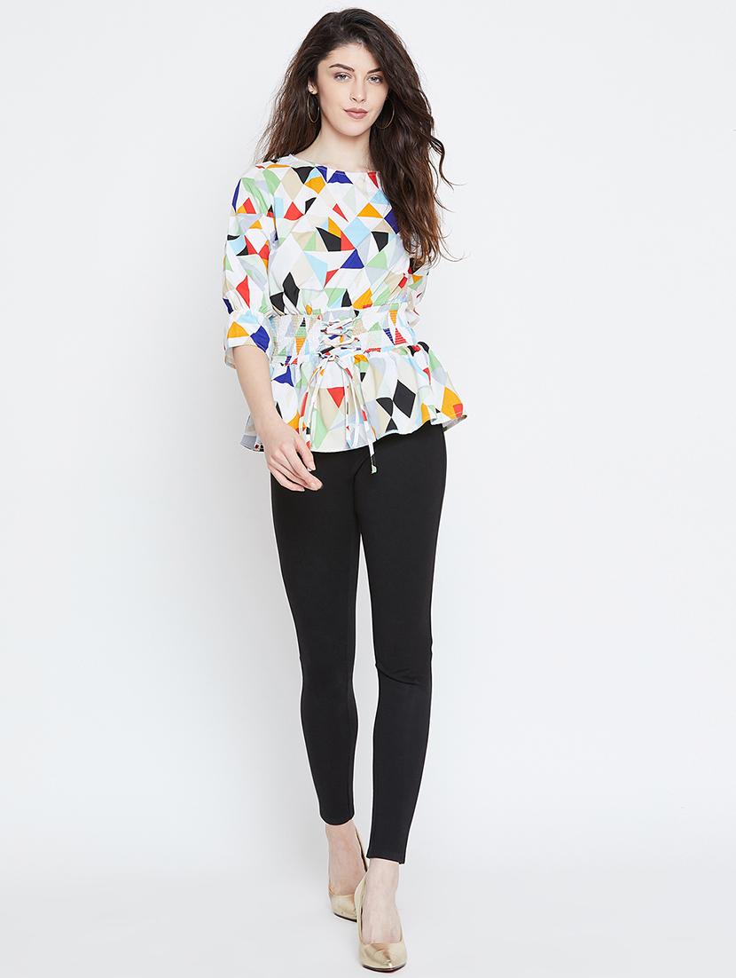 corset belt geometric top - 15997759 - Zoom Image - 4
