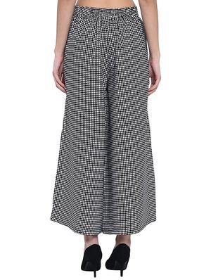 harlequin pattern flared palazzo - 15997909 - Standard Image - 3