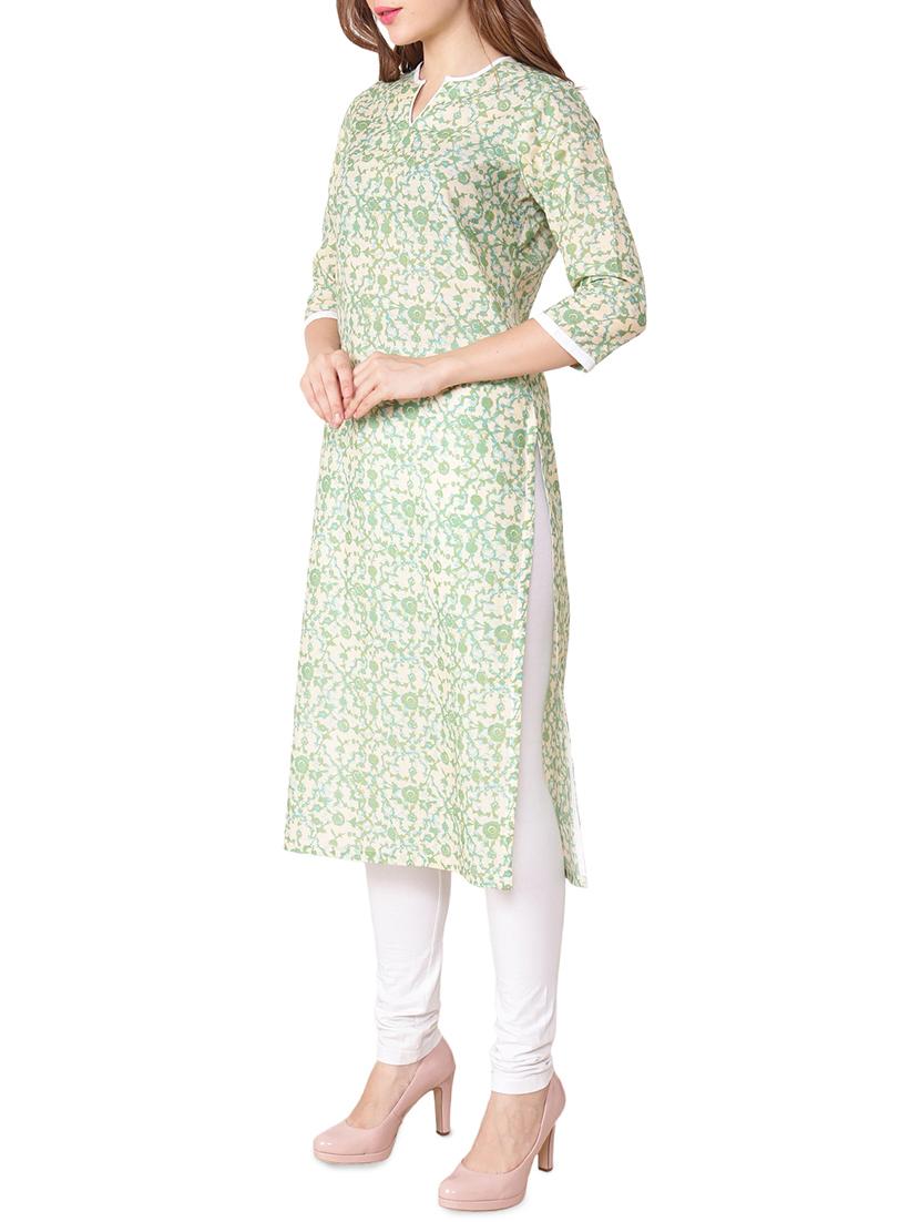 Straight printed kurta - 15998180 - Zoom Image - 1