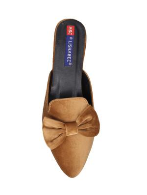 brown slip on mules - 15998446 - Standard Image - 4