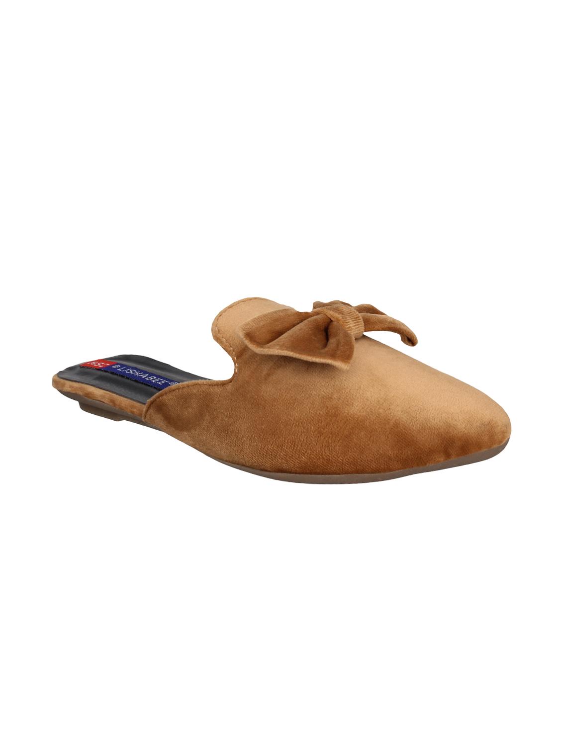 brown slip on mules - 15998446 - Zoom Image - 1