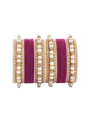 purple brass bangle - 15998828 - Standard Image - 2