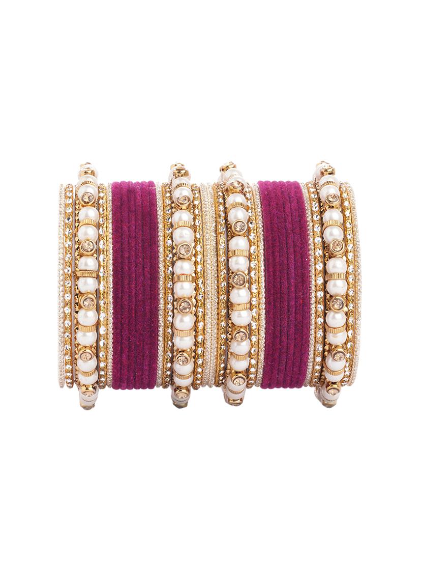 purple brass bangle - 15998828 - Zoom Image - 2