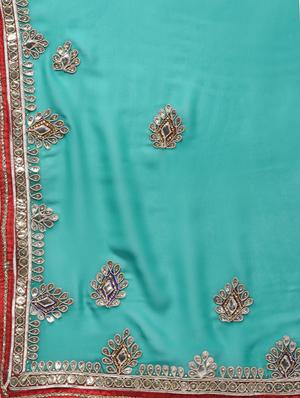 embellished handloom saree with blouse - 16000625 - Standard Image - 4