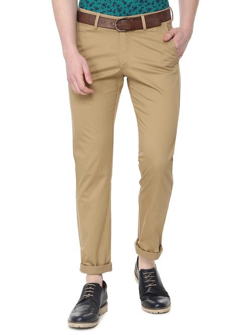 brown cotton chinos - 16000842 - Standard Image - 1