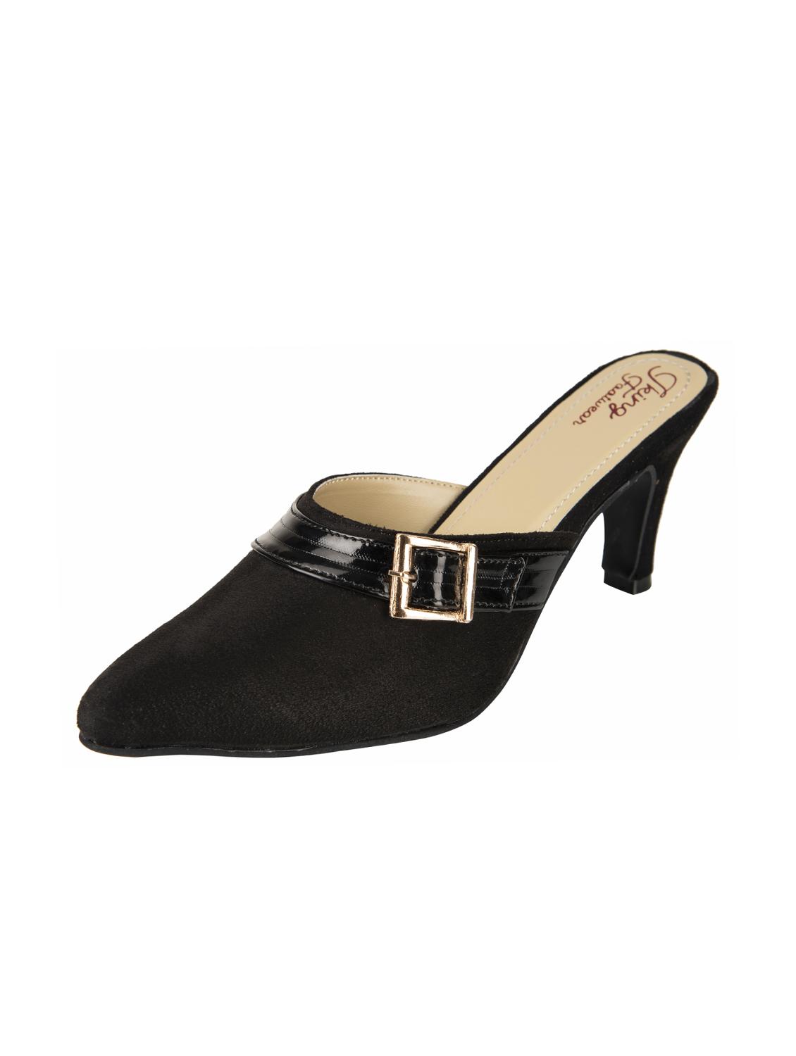 black slip on mules - 16000974 - Zoom Image - 1