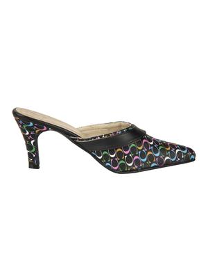 black slip on mules - 16000975 - Standard Image - 2