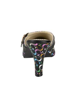 black slip on mules - 16000975 - Standard Image - 3