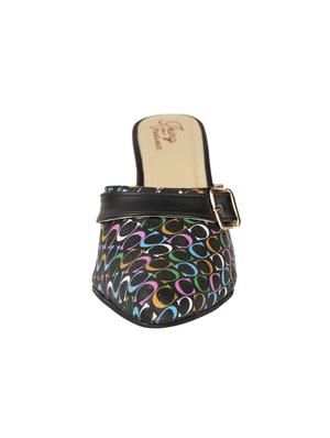 black slip on mules - 16000975 - Standard Image - 4