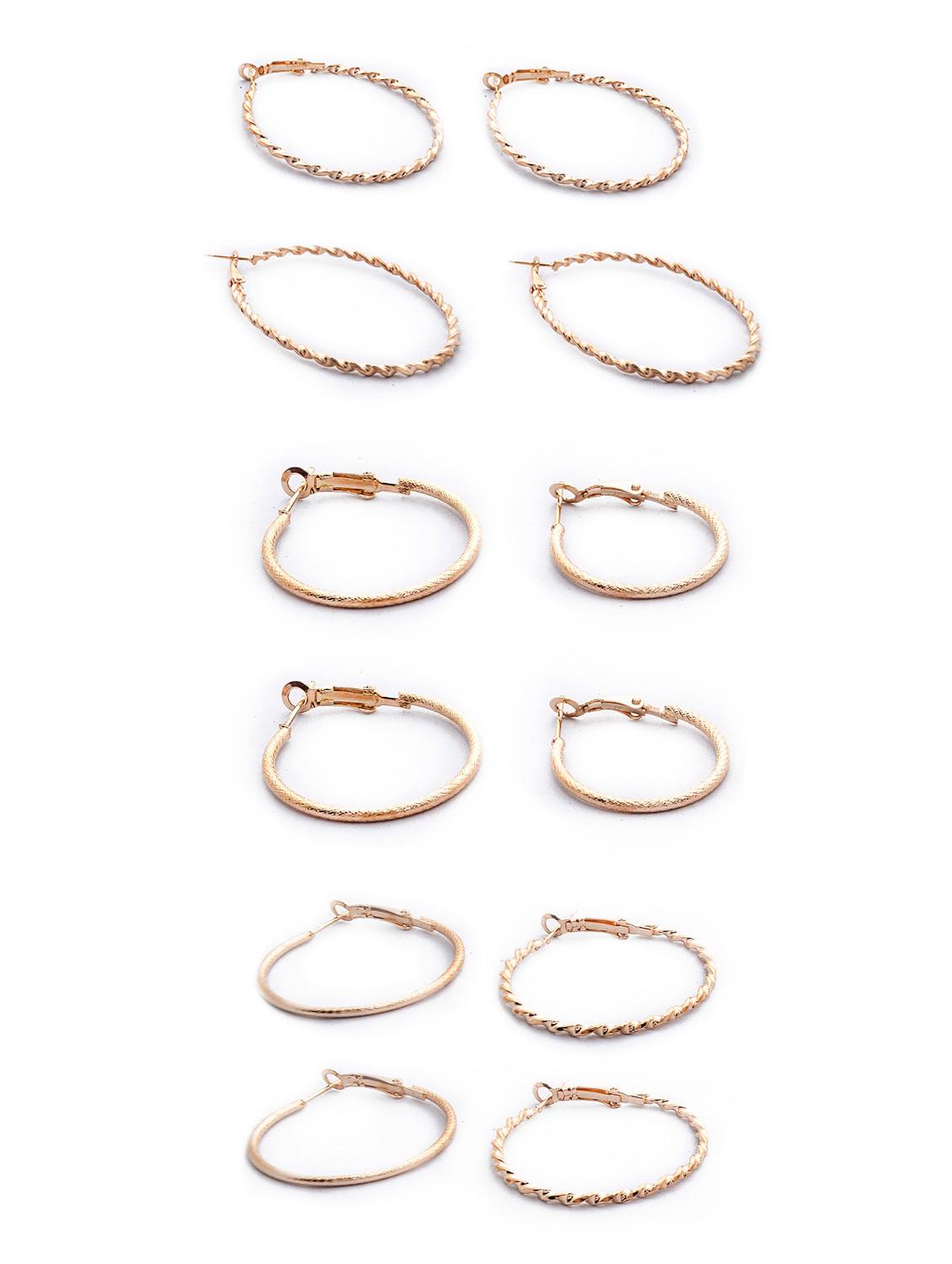 gold metal combo's. earring - 16001133 - Zoom Image - 1