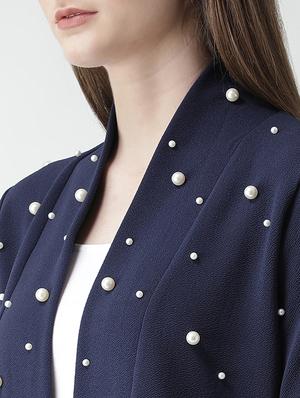 embellished solid shrug - 16001139 - Standard Image - 4