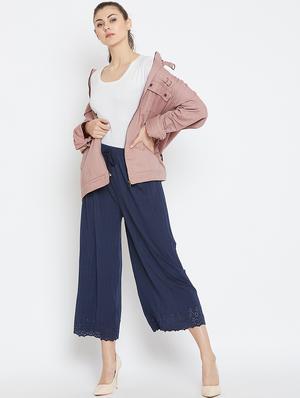 scallop hem cut work culotte - 16001247 - Standard Image - 4