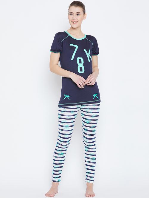 graphic print nightwear set - 16001297 - Standard Image - 1