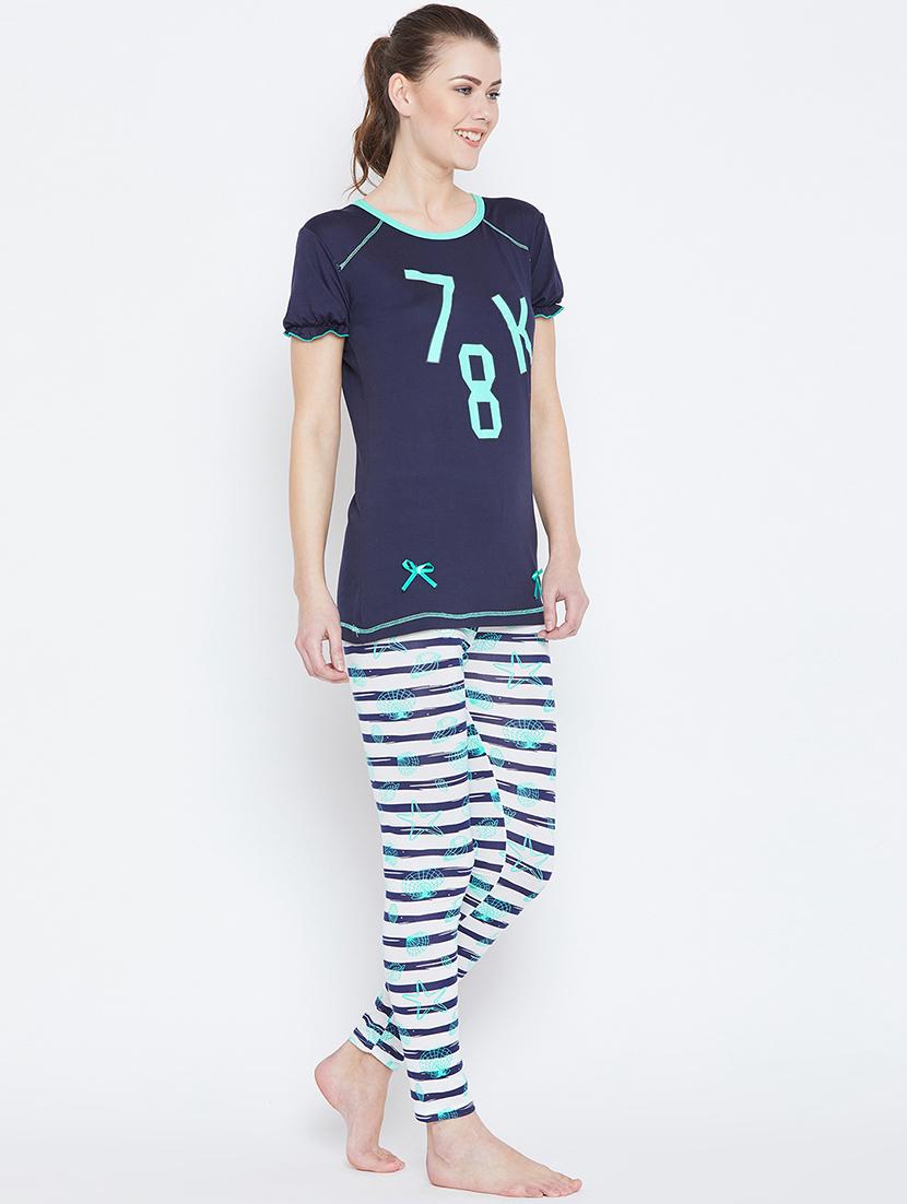 graphic print nightwear set - 16001297 - Zoom Image - 2