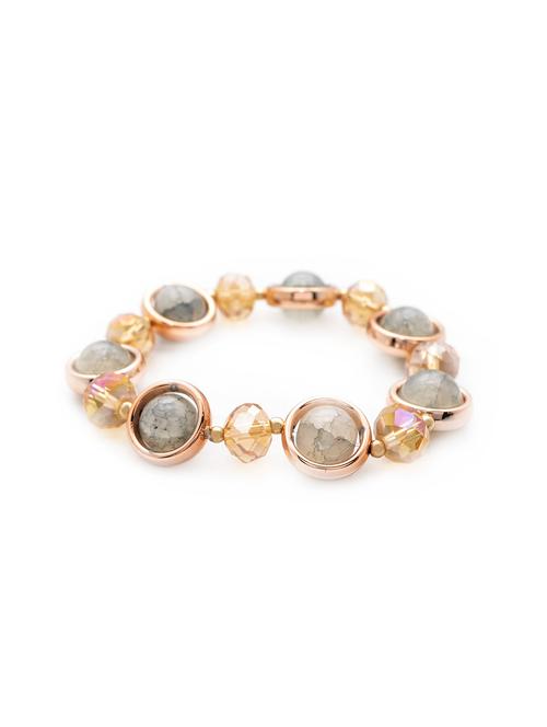 grey metal bangle bracelet - 16001630 - Standard Image - 1