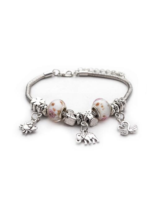 silver metal bangle bracelet - 16001644 - Very Small Image - 1