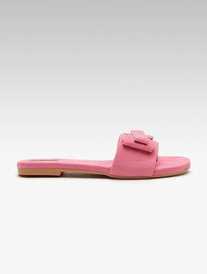 pink slip on sandals - 16002582 - Standard Image - 3