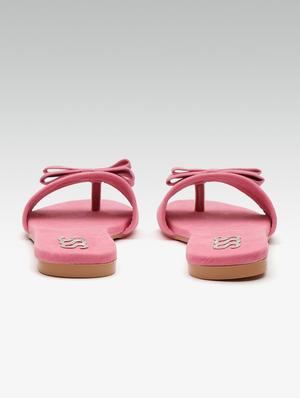 pink slip on sandals - 16002582 - Standard Image - 4