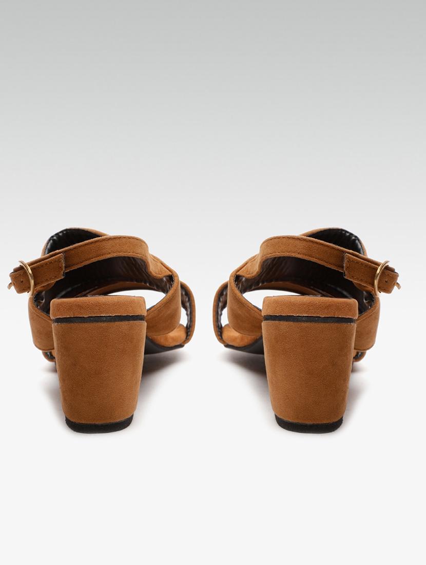 brown back strap sandals - 16002688 - Zoom Image - 3