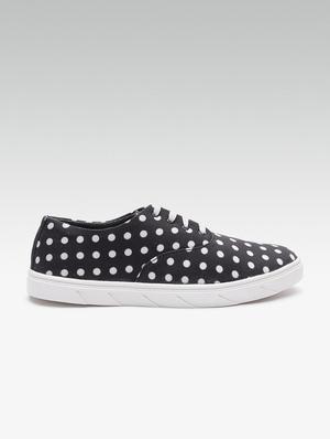 black lace-up sneakers - 16002700 - Standard Image - 2