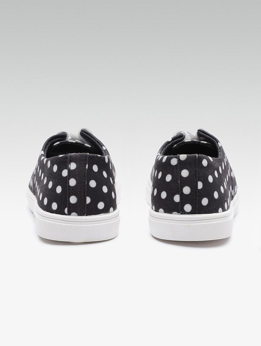 black lace-up sneakers - 16002700 - Zoom Image - 3