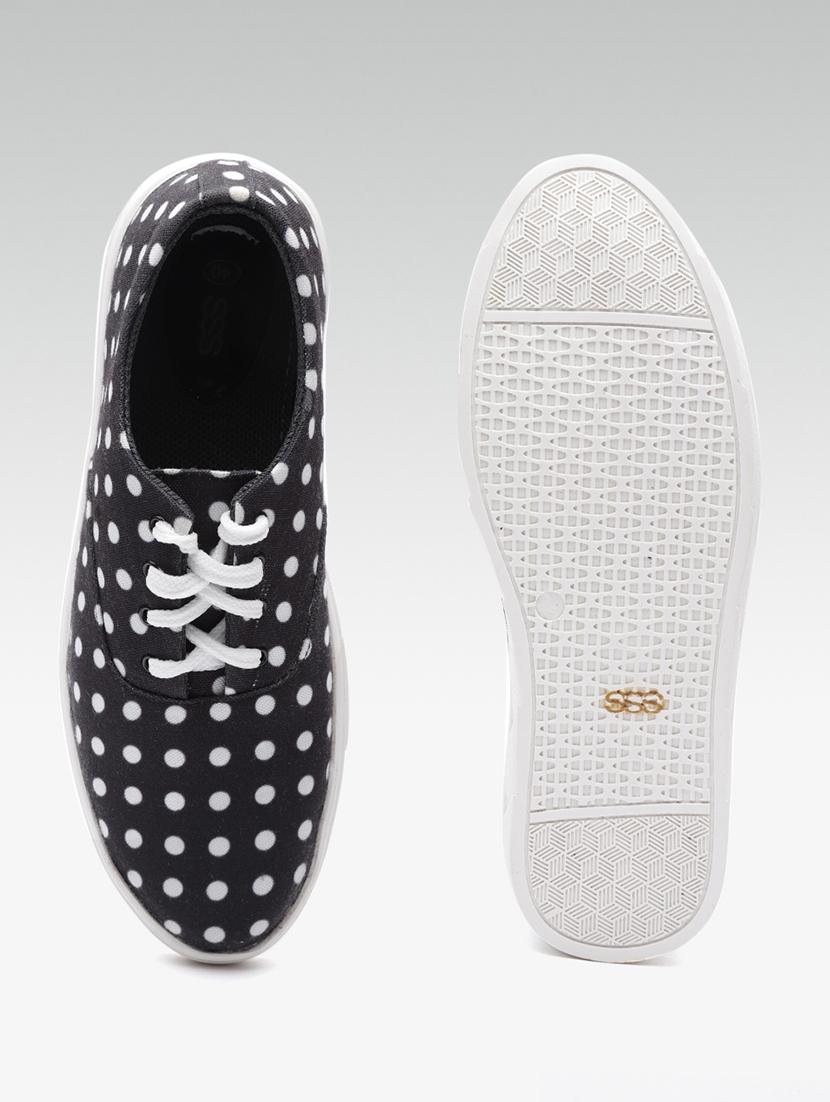 black lace-up sneakers - 16002700 - Zoom Image - 4