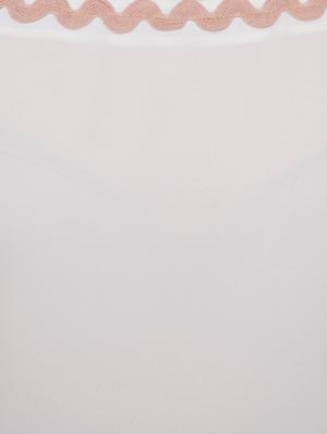 contrast lace a-line dress - 16002877 - Standard Image - 5