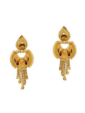 multi colored gold plated short necklace - 16003849 - Standard Image - 3