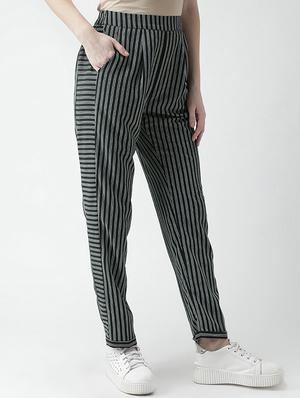 striped pleated trouser - 16004876 - Standard Image - 2