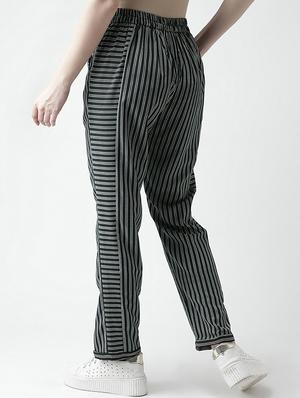 striped pleated trouser - 16004876 - Standard Image - 3