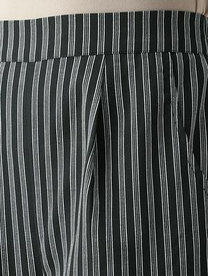 striped pleated trouser - 16004876 - Standard Image - 5
