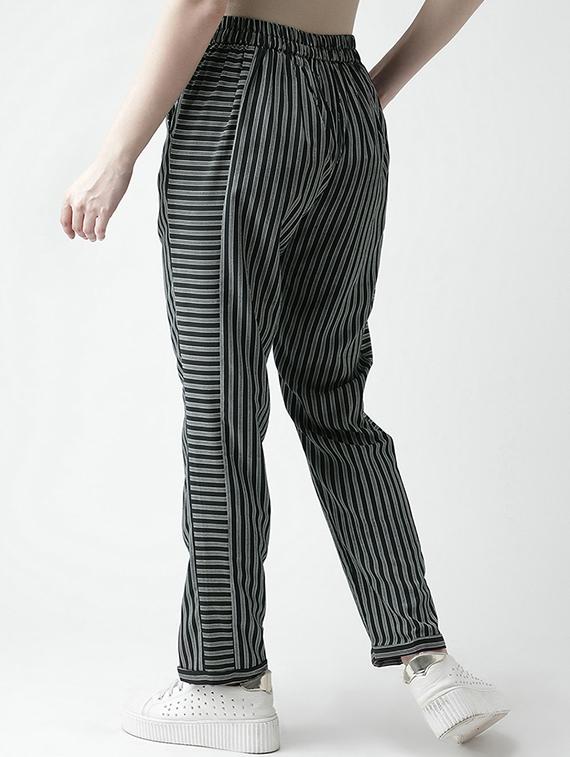 striped pleated trouser - 16004876 - Zoom Image - 3