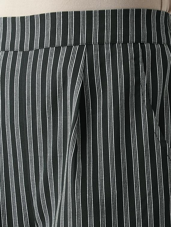 striped pleated trouser - 16004876 - Zoom Image - 5