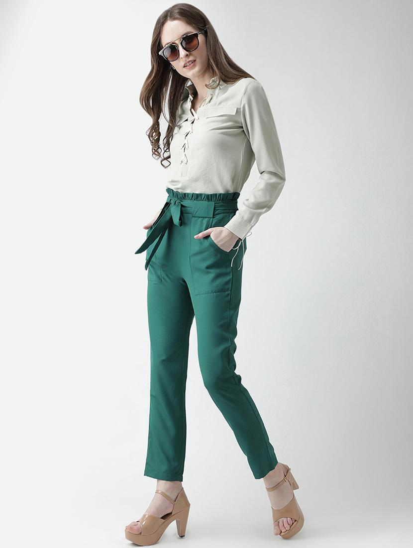 paper bag tie up waist trouser - 16004877 - Zoom Image - 4