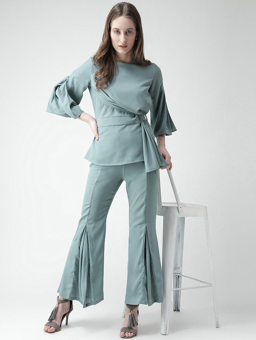 pleated flared leg trouser - 16004879 - Zoom Image - 4