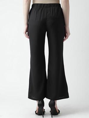 pleated flared leg trouser - 16004880 - Standard Image - 3